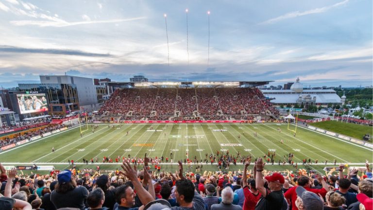 TD Place hosts an Ottawa REDBLACKS game