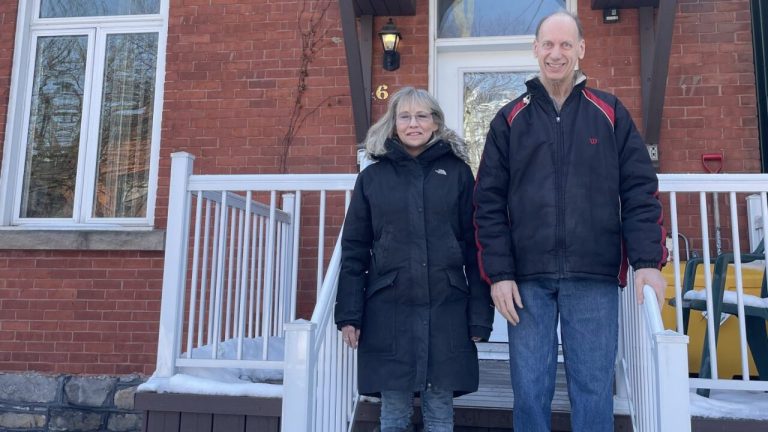 Ottawa Salus rehabilitation worker Debbie and client Romeo.
