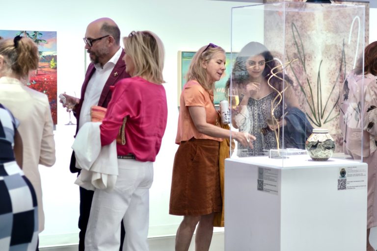Hundreds turned out to support the Ottawa Art Gallery's signature fundraiser, Give to Get Art Auction, held at the OAG's Alma Duncan Salon on Thursday, May 16, 2024. Photo by Clara Zamith