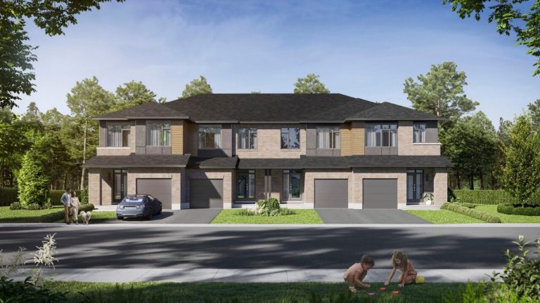Rendering of a Richcraft townhome