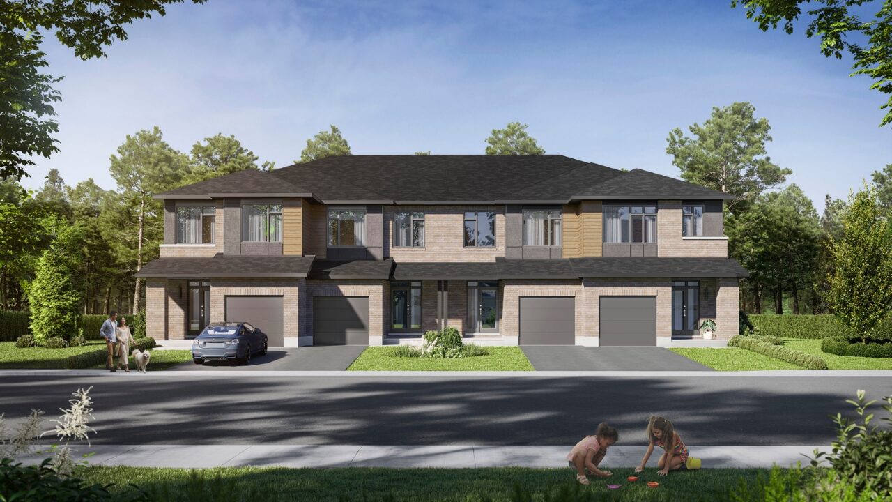Rendering of a Richcraft townhome