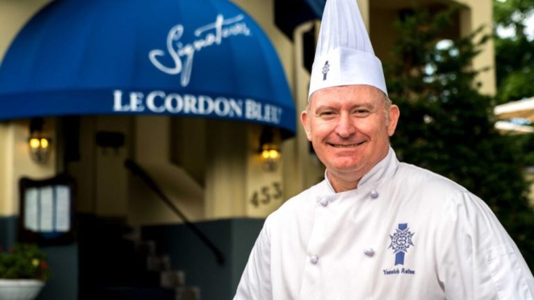 Chef Yannick Anton of the Cordon Bleu