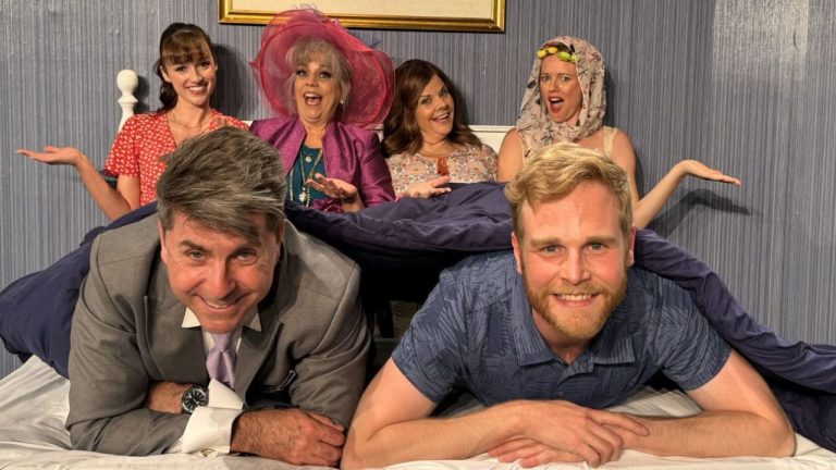 Perfect Wedding (June 6-30) by Robin Hawdon is one of many theatre experiences along the St. Lawrence. Photo by Caroline Bingley says alpacas are "like potato chips." Photo by Laura Byrne Paquet.