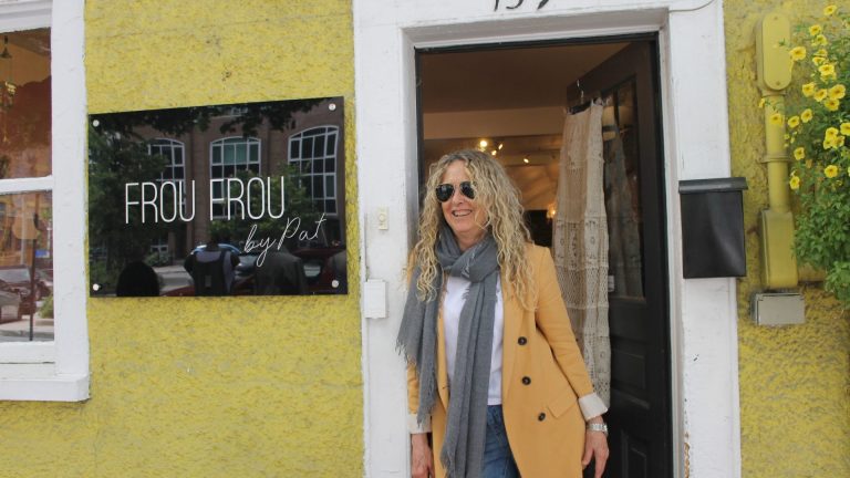 Pat Phythian is the owner of Frou Frou by Pat, a boutique and, apparently, community drop-in hub in the Byward Market. Photo by Sarah MacFarlane