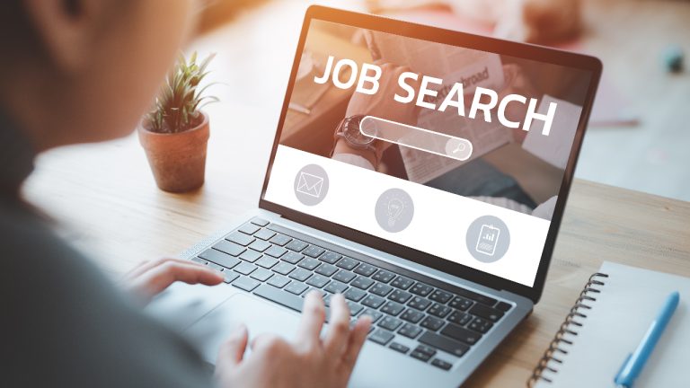 Job search stock image