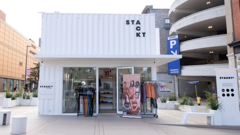 Ottawa business Saint Lyon set up shop in the shipping container in mid-August