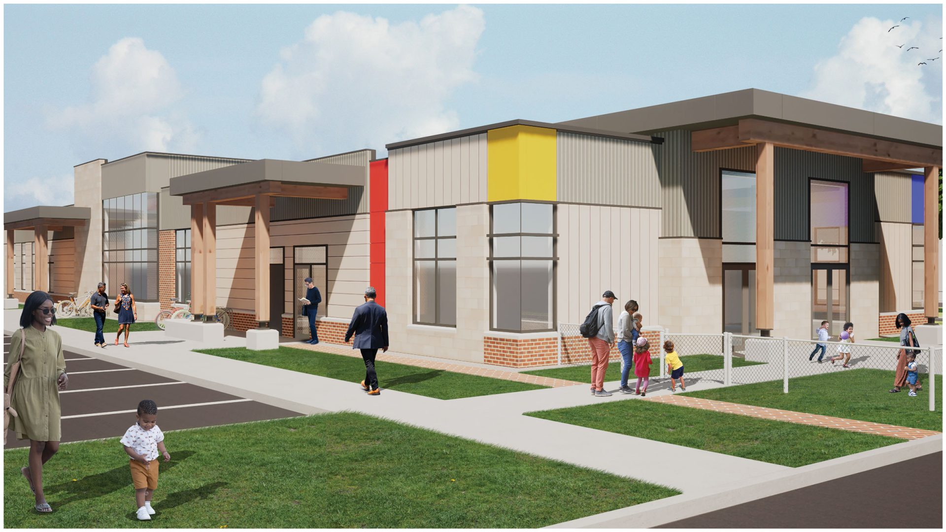 A mass timber, zero carbon community centre, daycare and family resource facility – Architects DCA