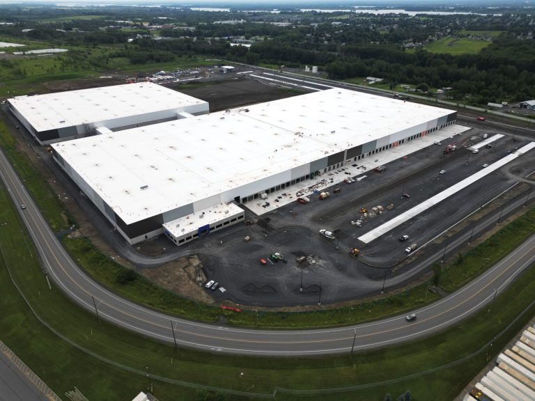 Broccolini is putting the finishing touches on a 984,000 sq.ft. distribution centre in the Cornwall Business Park.