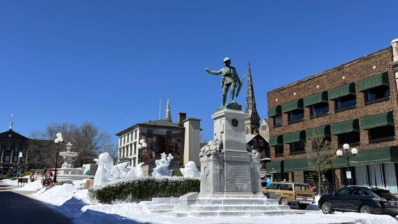 Court House Square in Brockville. Photo provided by Brockville Tourism.