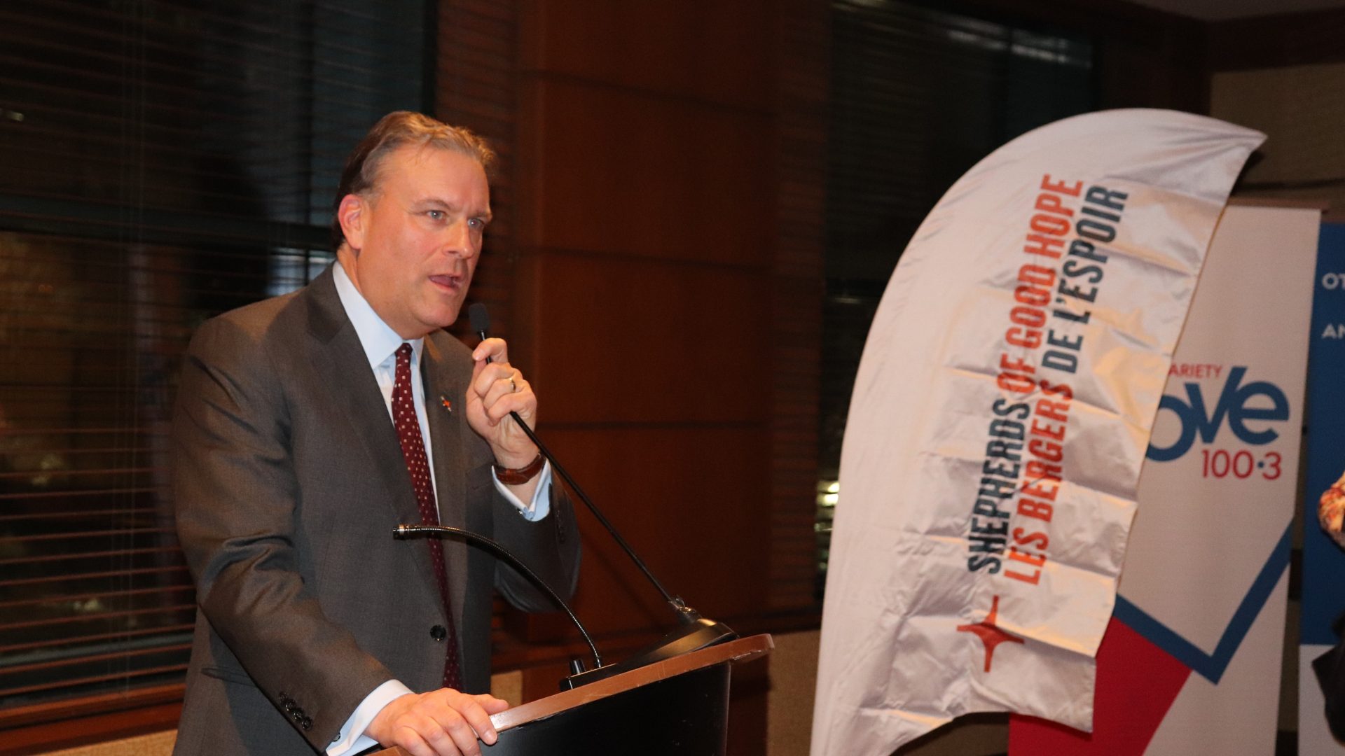David Gourlay unveils details of Taste for Hope 2025 at the Brookstreet Hotel Thursday. (Photo by Mia Jensen)