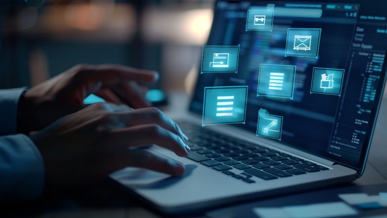 File transfer Signiant stock image