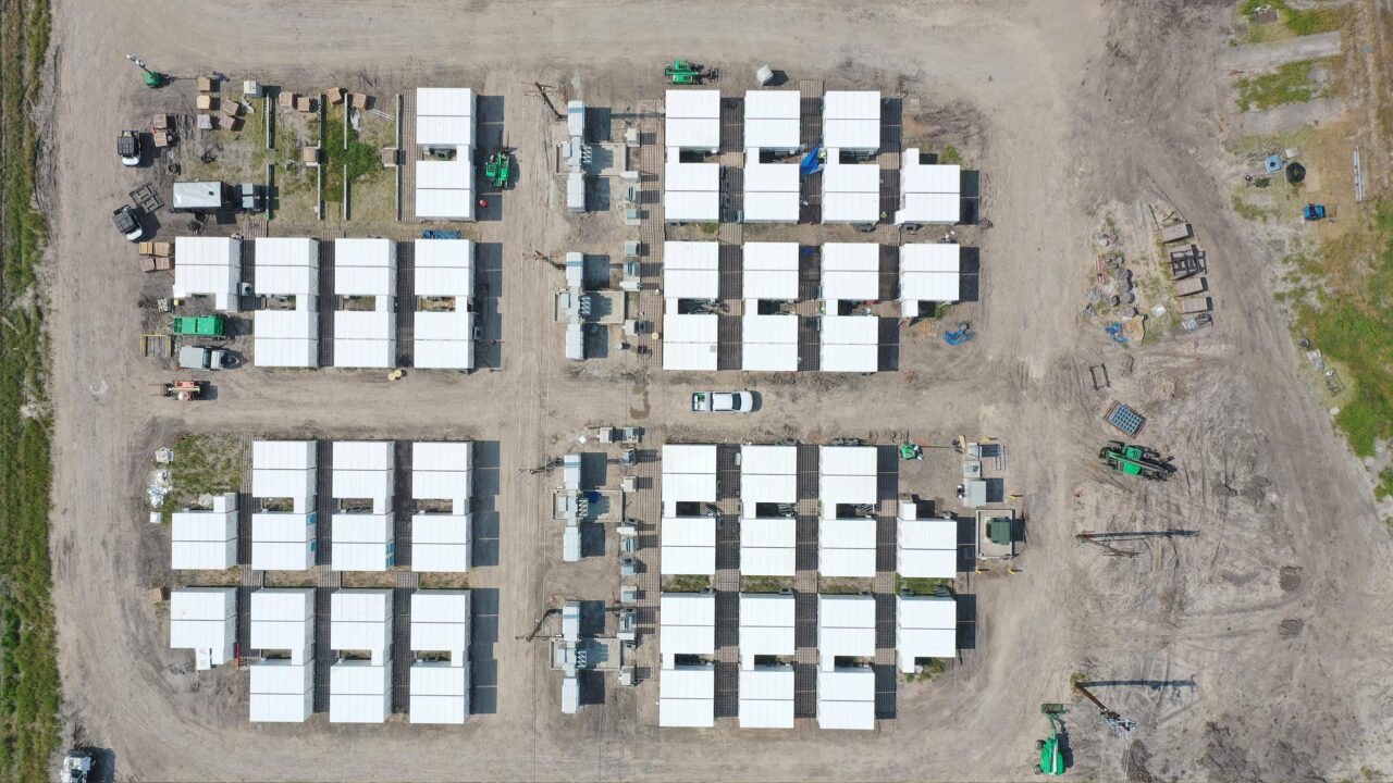 Battery storage project in California and Texas. Photo provided by Potentia.