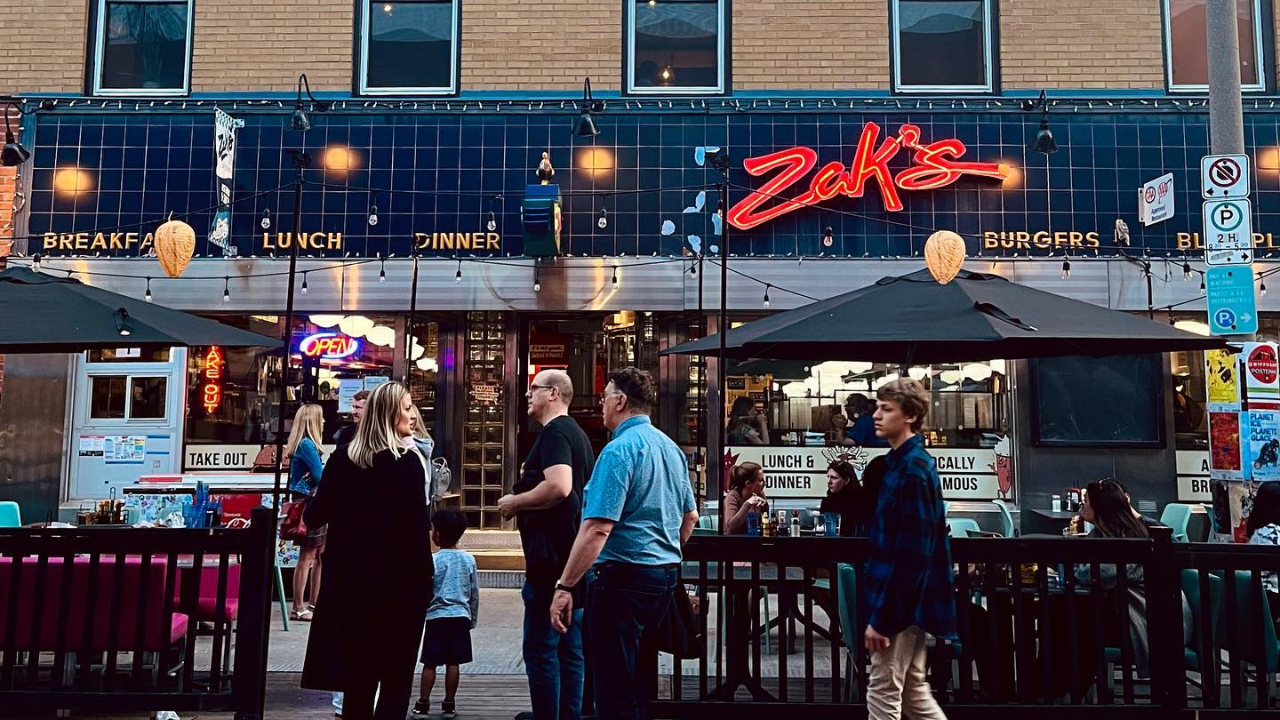 The patio at Zak's Diner in the ByWard Market. Photo provided by Zak's Diner.