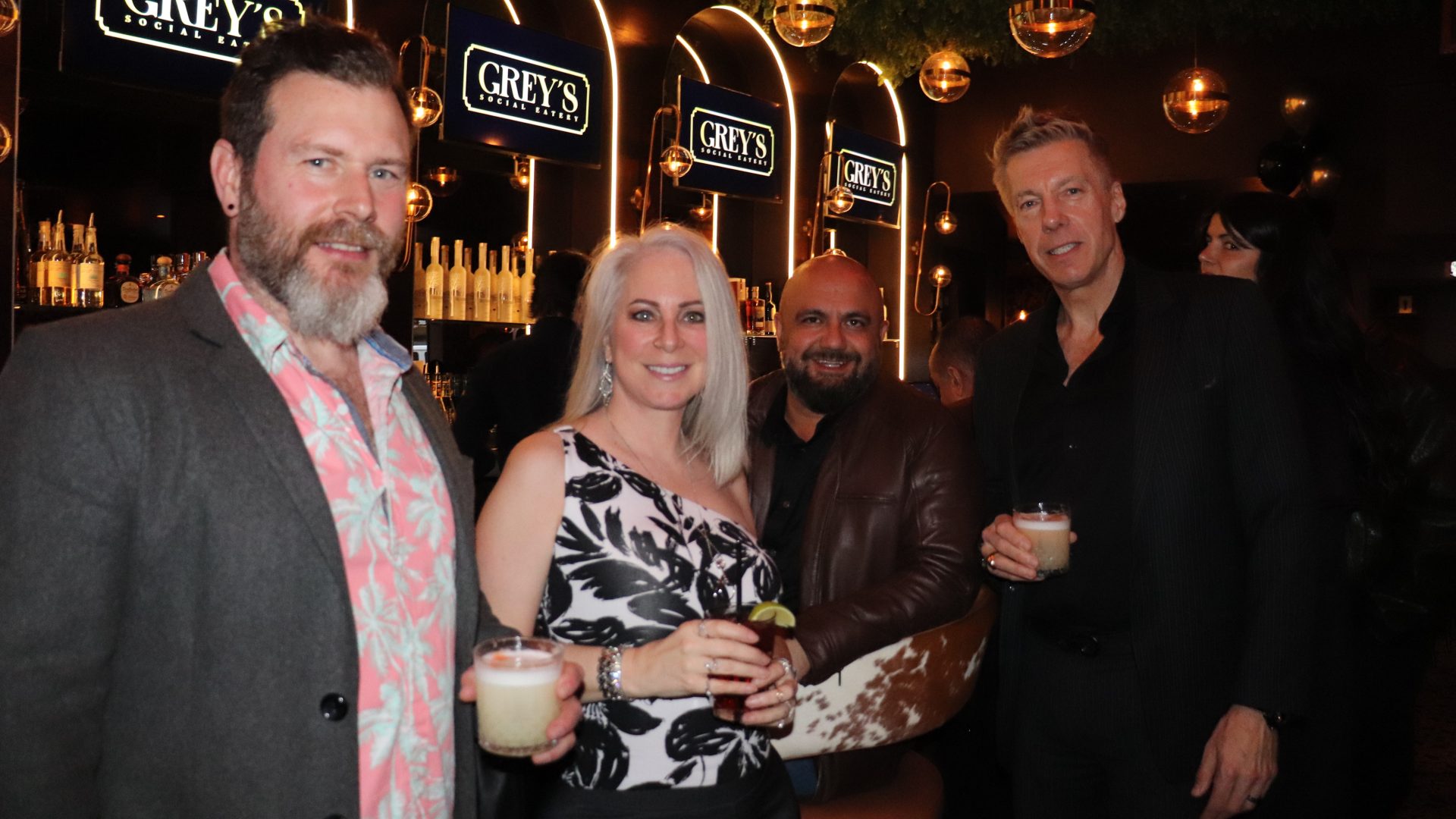 From left: Matthew Britt, Julie Dugas, Johnny Kulwartian (Kul Real Estate) and Steve Gabellini (DG Realty Group). Photo by Mia Jensen