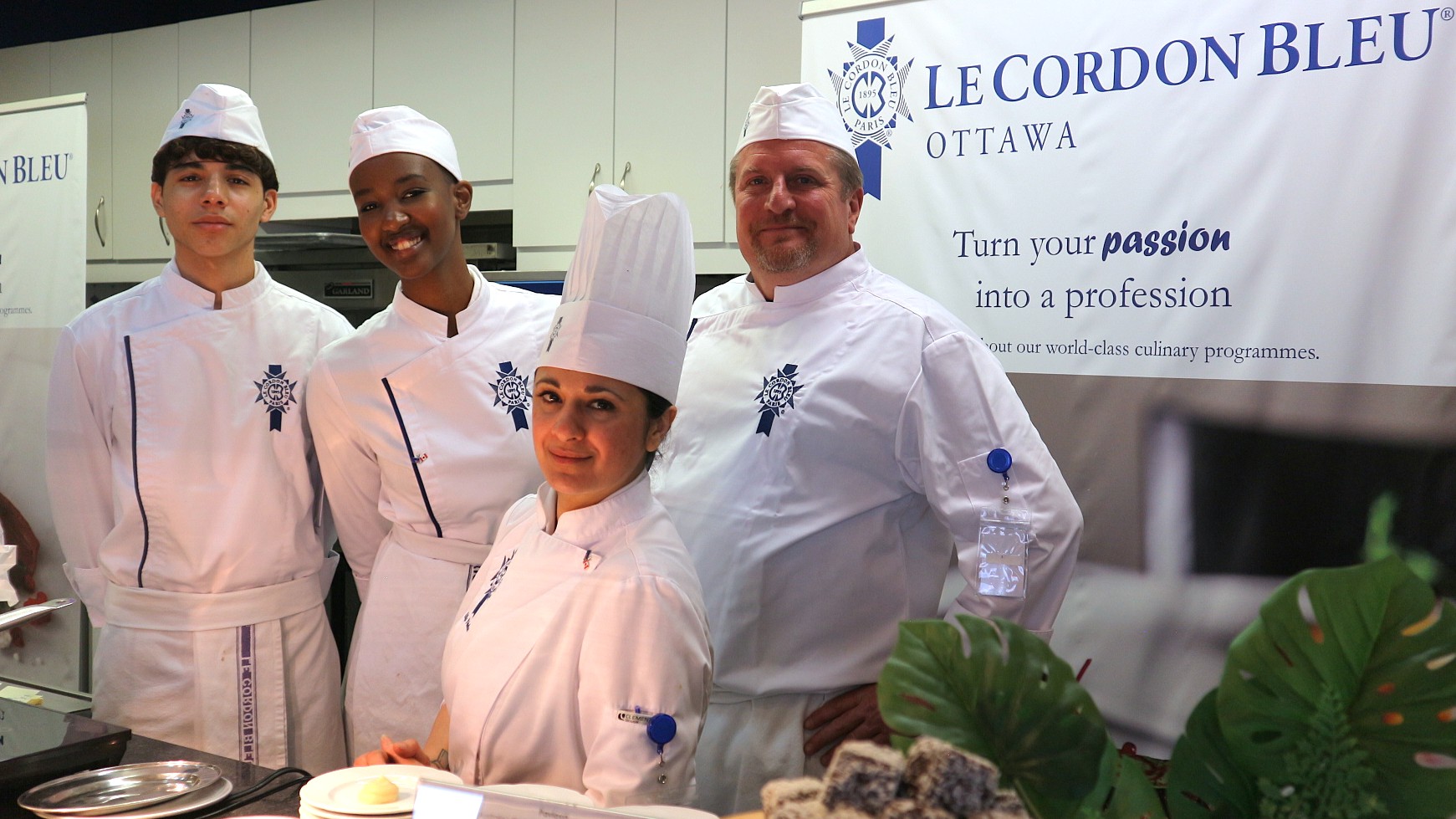 Australia Station, featuring (R-L) Shawn Kadlec, Chef Atifa Prinsloo, Ornelle Chirezi, and Liam Gavin Gomez.