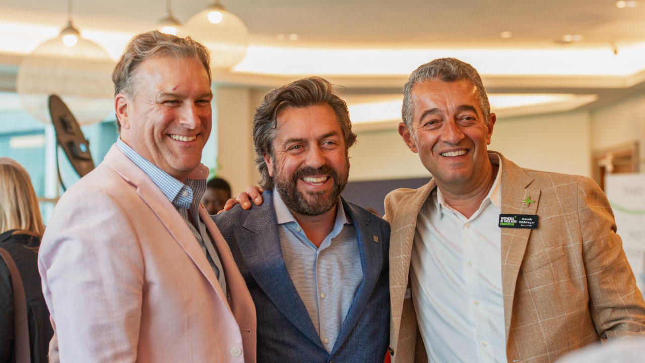 David Gourlay, Nyle Kelly of the Brookstreet Hotel, Kaveh Rikhtegar of the foundation at Brookstreet Hotel for the Taste for Hope - The Capital Culinary Clash June 3, 2025. Photo by Tia MacPherson.