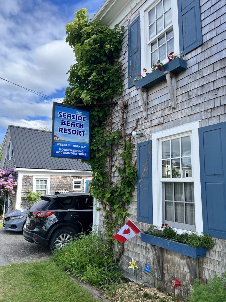 Ottawa couple Abe Greenspoon and Leah Bartlett now own and run the Seaside Beach Resort in Saint Andrews, N.B. Photo courtesy of the Seaside Beach Resort.