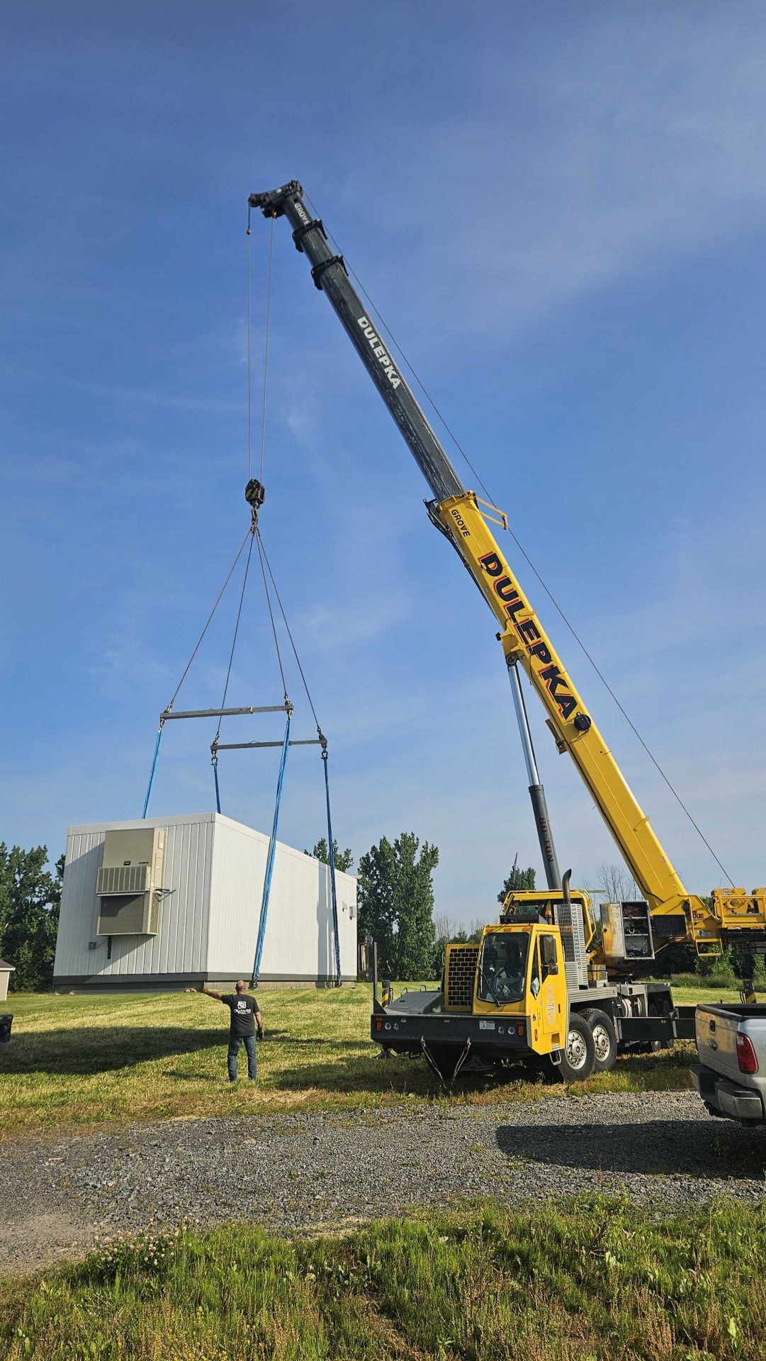 The Ottawa Mission's Growcer farm being installed at Area X.O earlier this month. Photo supplied