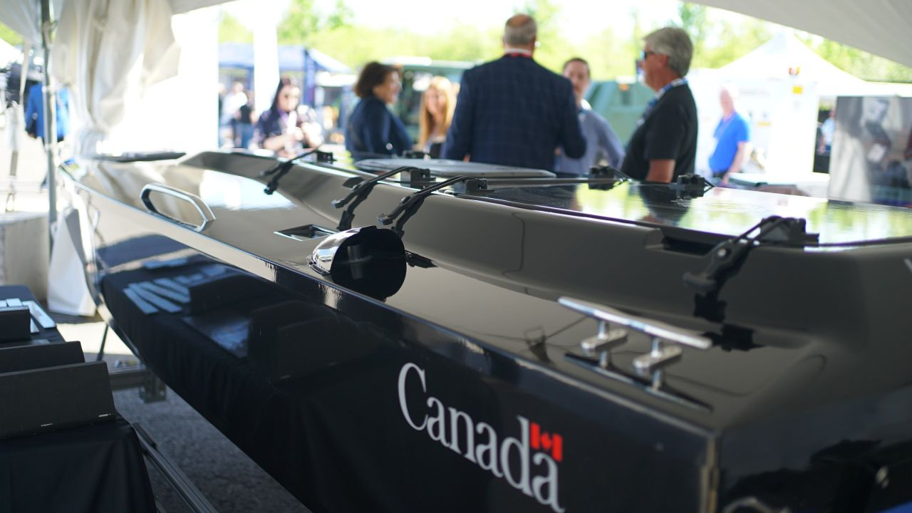 Calian's booth at the CANSEC event. Photo from Calian LinkedIn.