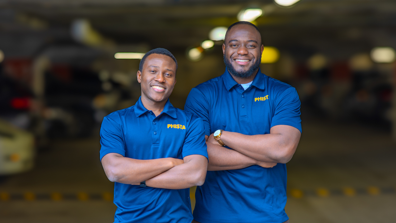 Phista co-founders Martin Belporo and Dan Basambombo. Photo submitted by Dan Basambombo.