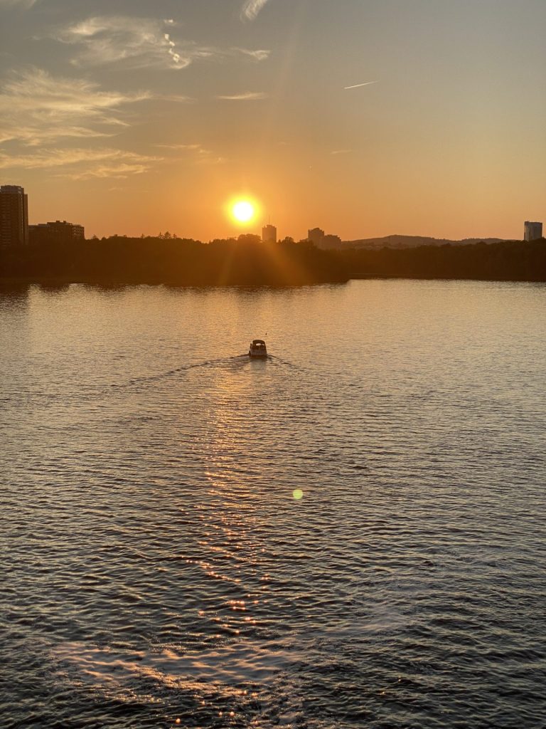 Enjoy a beautiful view from Tavern on the Falls. Photo by Laura Byrne Paquet.