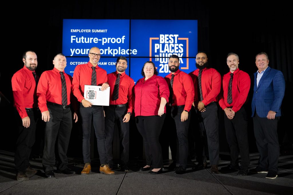 Ottawa General Contractors was ranked as the 15th Best Place to Work in 2024.