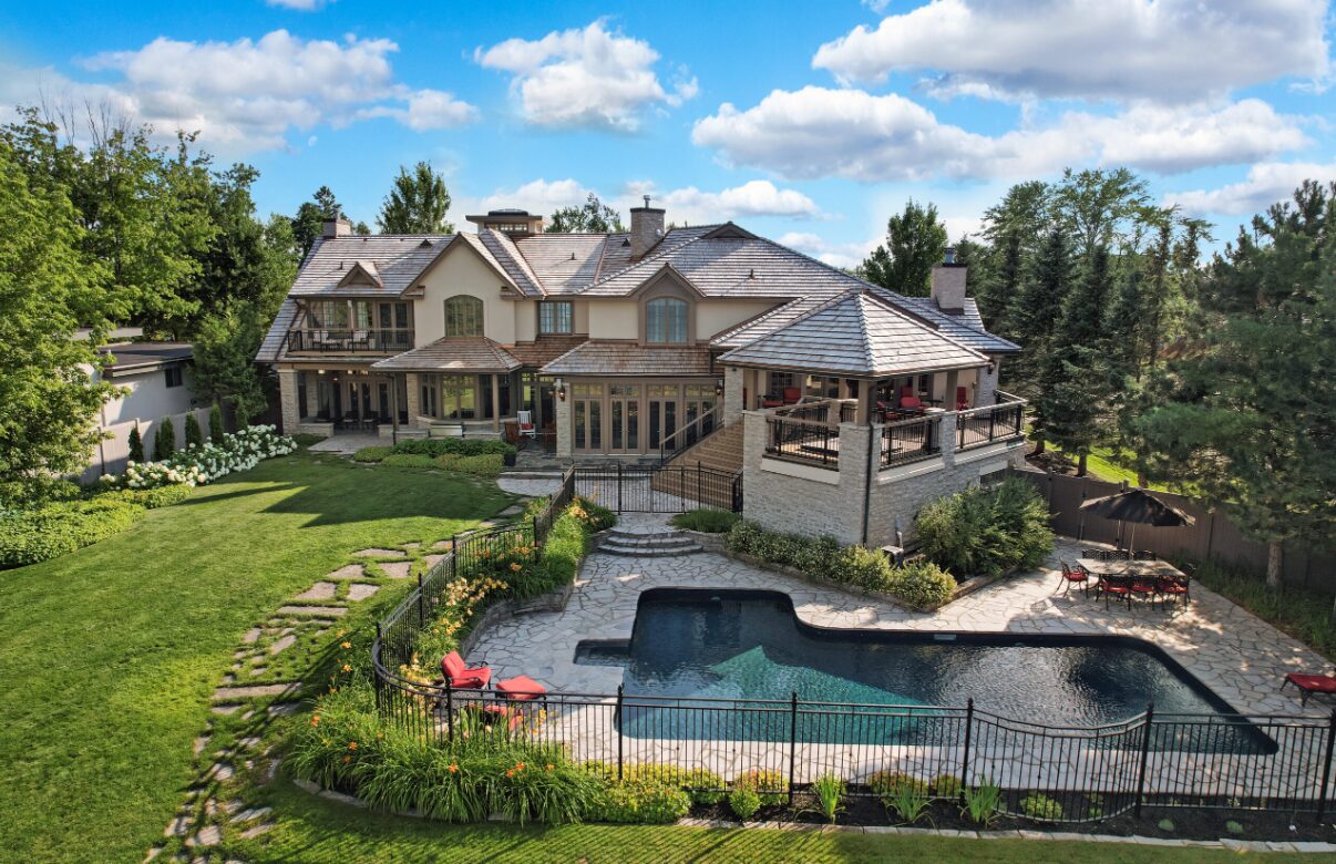 The exterior of a Crystal Bay home, the most expensive residential property sold in Ottawa this year. Photo Credit: Marilyn Wilson Dream Properties Inc.