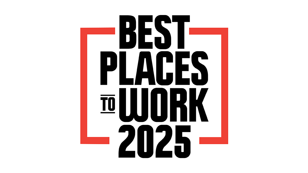 Best Places to Work 2025 graphic.