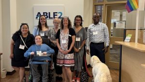ABLE2, a local charity for people with disabilities, has vacated its former office after deciding to go fully remote. Photo supplied