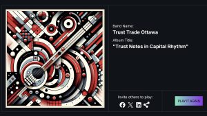 Ottawa creative agency S3 McMillan launched an AI-powered application that allows companies to reimage their brand as a band. Image supplied