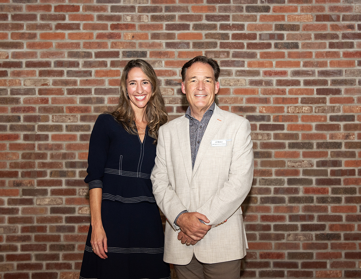 Jenah Thompson  (Managing Director of Marketing, CAA North & East Ontario) and Jeff Walker (President and CEO, CAA North & East Ontario)  at CAA Business Launch, The Collaboration Centre, September 24th 2025.