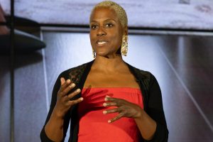 Dale Allan speaks at DisruptHR Ottawa, part of the Best Places to Work Employer Summit on Oct. 7, 2025 at the Rogers Centre. Photo credit: Mark Holleron