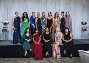 _T010961 Your 2025 BYA Nominees at Businesswoman of the Year Awards at the Infinity Centre, October 17th, 2025. Carley Schelck (CEO at Urban Element), Mereset Haileyesus (Canadian Center for Women Empowerment),  Lisa Anna Palmer (Light Your Leadership) and Julie Findlay (Mom in the Know),  Kate Laird (Love Your Body Fitness), Bree Jamieson-Holloway (Canadian International Trade Tribunal), Susan Richards (numbercrunch), Emily Jones Joanisse (Connected Canadians), Adrienne Vienneau (Christie Lake Kids), Carley Schelck, Adrienne Vienneau, Jill Fratpietro (OneLife Benefits & Consulting Inc.),  Marry Gunaratnam (Northern Credit Union), Deirdre Freiheit (Freiheit Consulting Inc), Christine Crump (Hard Rock Hotel & Casino Ottawa) and Samila Ismail (Chiromax of Manotick), Missing: Helen Tang (HT Realty)