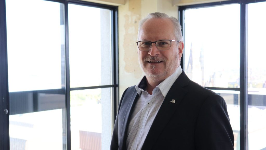Colin Morrison is the general manager of the Ottawa Marriott Hotel, which is currently undertaking a major renovation. Photo by Mia Jensen