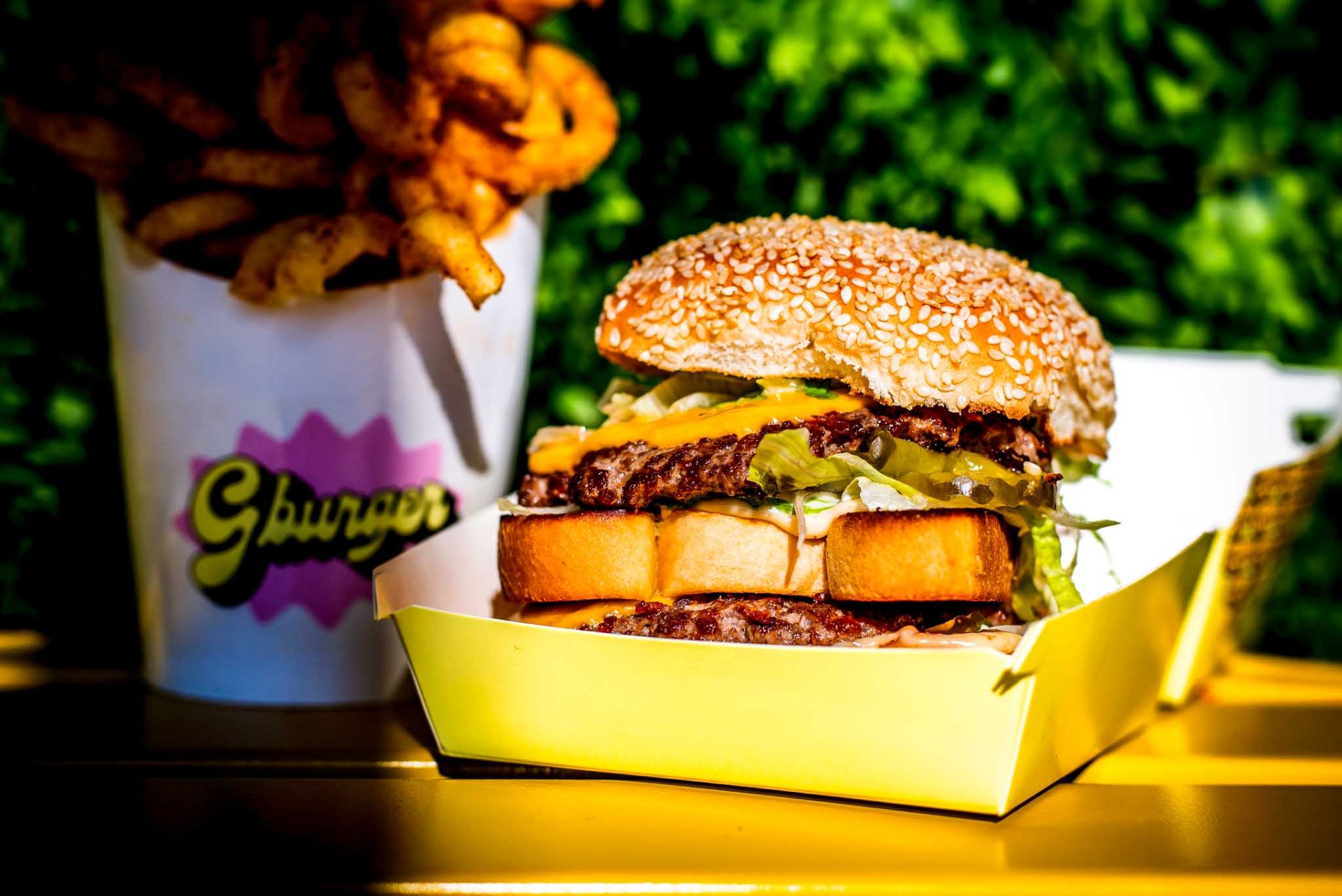 Gburger's G Royale burger served for the United Way's Ultimate Burger Battle. Photo supplied