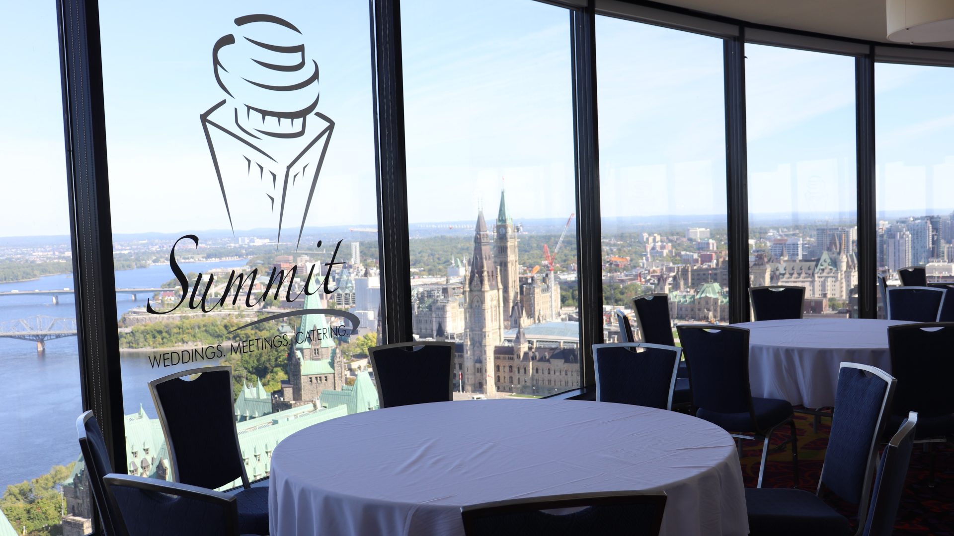 Once room renovations are complete, the Ottawa Marriott Hotel will update the rest of the building's interior, including its penthouse events space, Summit. Photo by Mia Jensen