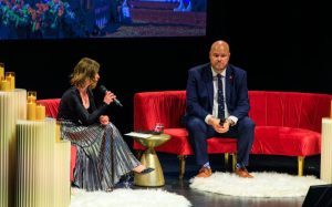 Ottawa Tourism president and CEO Michael Crockatt (right) and Stephanie Seguin, VP of business and major events. Photo credit: Ottawa Tourism