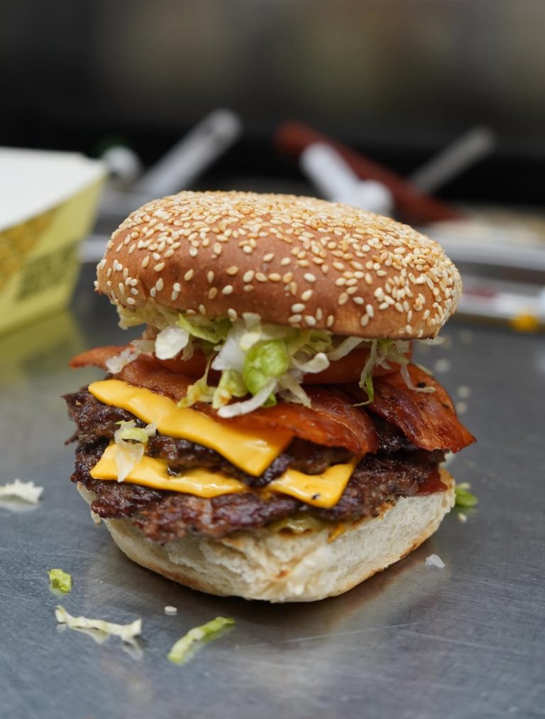 Burger from Gburger. Photo from Gburger on Instagram.