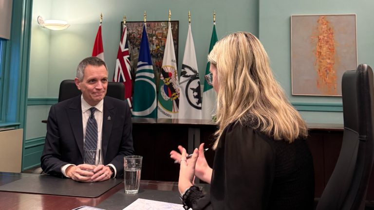 Mayor Mark Sutcliffe sat down with OBJ reporter Marissa Galko on Wednesday, Dec. 17. Photo by Rachel Bender Kerbel.