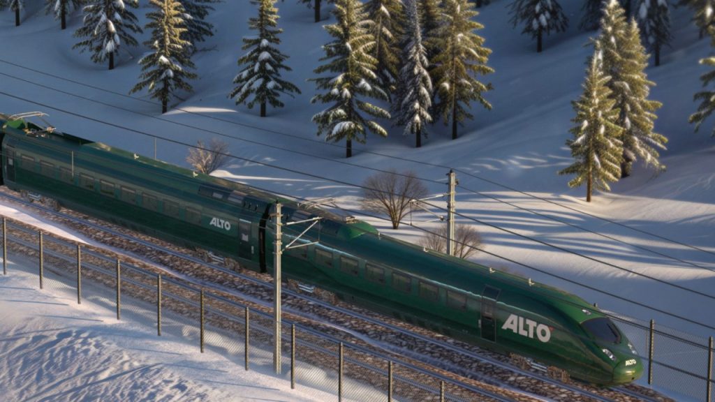 Rendering of the Alto high-speed train. Source: Alto.