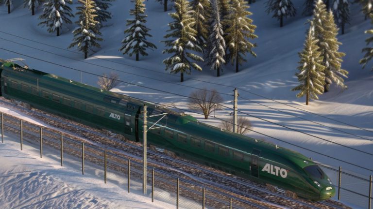 Rendering of the Alto high-speed train. Source: Alto.