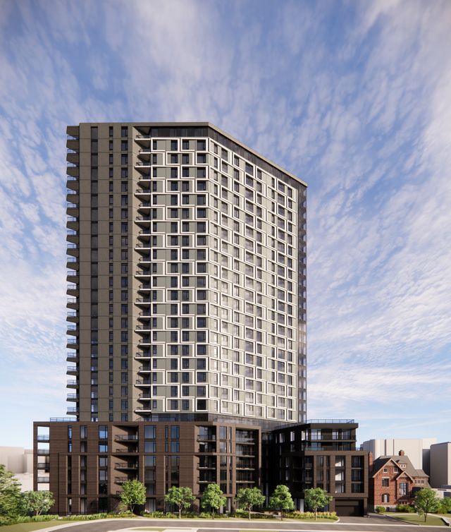 The new building will be built adjacent to heritage building Alexander Fleck House. Rendering supplied by Project1 Studio.