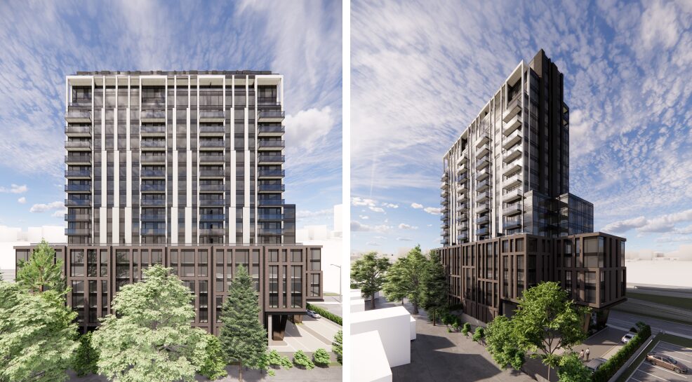 Renderings of a development proposal from Minto for 178-200 Isabella St. Photo credit: Project1 Studio