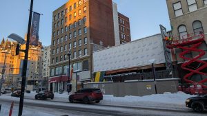 History Ottawa is still under construction on Rideau Street. Photo by Mia Jensen.
