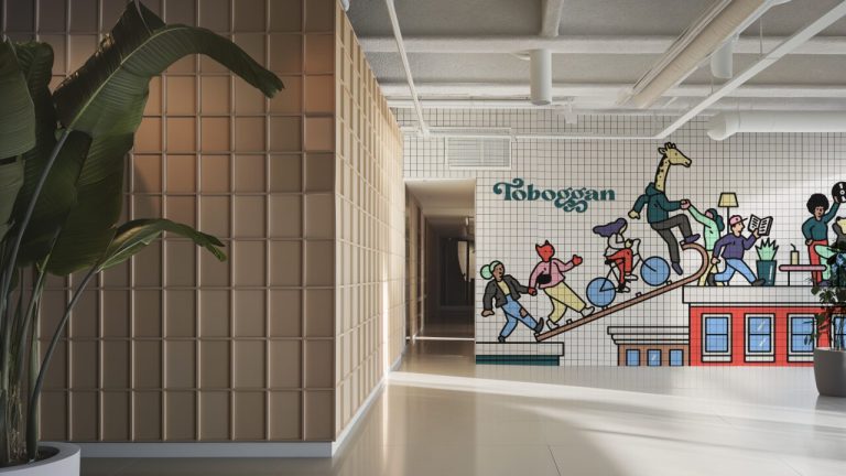 A rendering of a common space at a Toboggan Flats building. Photo supplied by Robert Barnard.