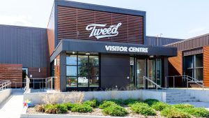 Tweed visitor centre stock image