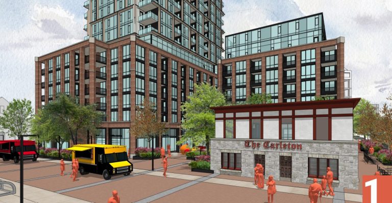 Rendering of a proposed development at 340 Parkdale Ave. Image credit: Stantec Consulting