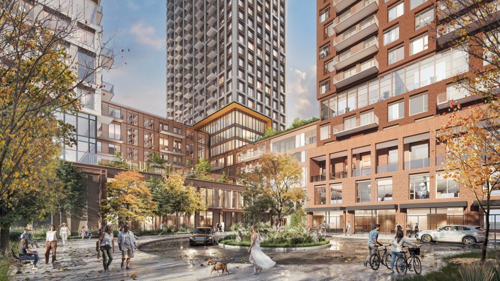 A rendering of a proposed development at 299 Carling Ave. Image credite: Arcadis