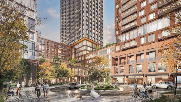 A rendering of a proposed development at 299 Carling Ave. Image credite: Arcadis