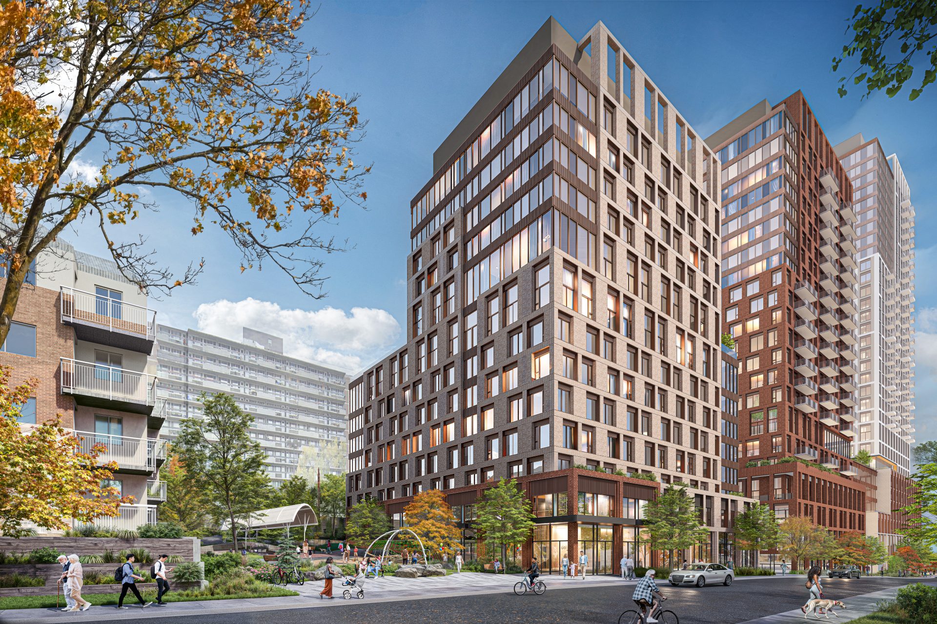 A rendering of a proposed development at 299 Carling Ave. Image credite: Arcadis